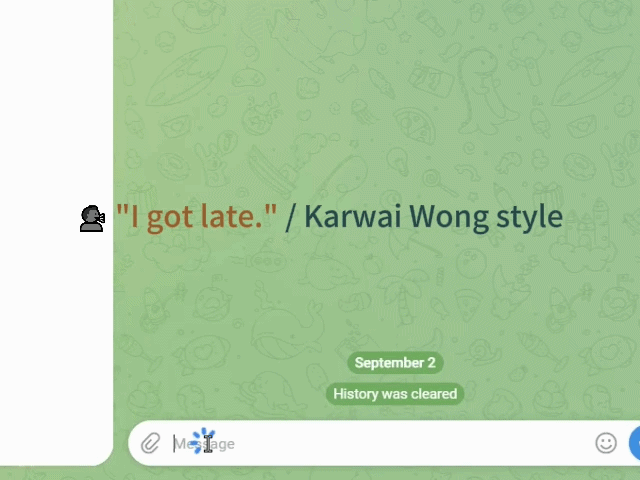 FewType writing style demo
